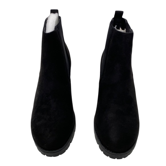 Topshop Byron Unit Booties Black Sz 9.5 NWOB Chunky Heel - Picture 3 of 12